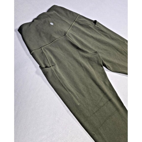 Lululemon Align High-Rise Pant 25” Dark Green Size 6 Women’s Yoga Leggings - Picture 14 of 16